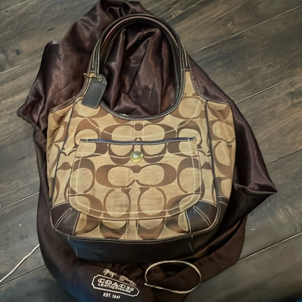 Vintage Coach Signature Handbag